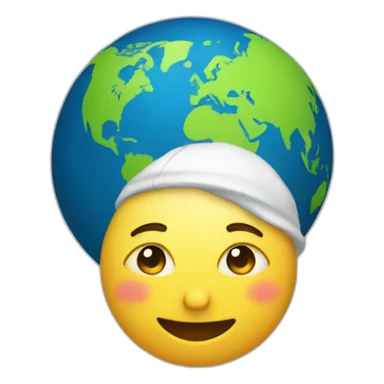 world globe person sticker