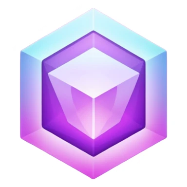 holographic purple form sticker