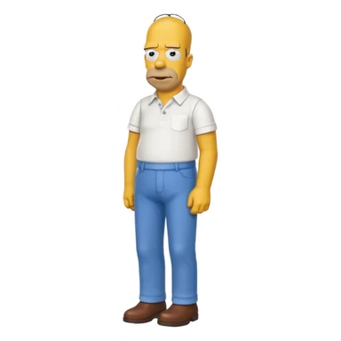 Homer simpson sticker