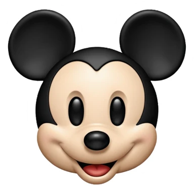 mickey mouse head sticker