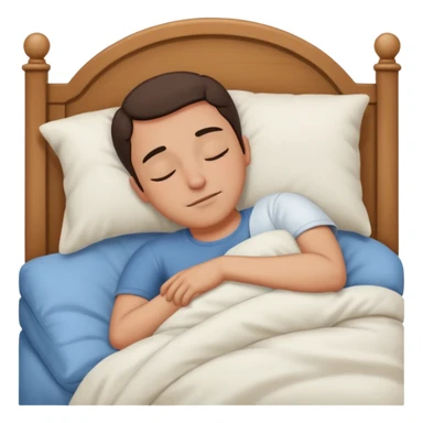 men sleeping in med sticker