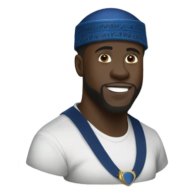 Kevin Hart wearing a yarmulke sticker