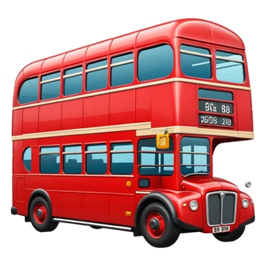 red bus sticker