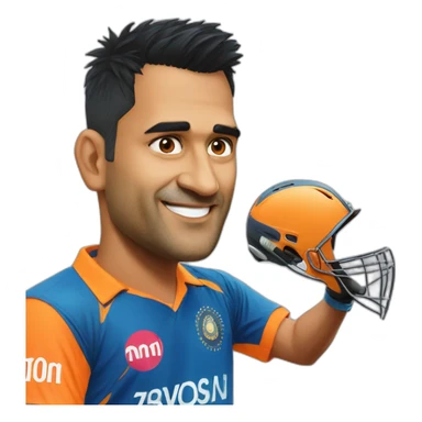 MS Dhoni sticker