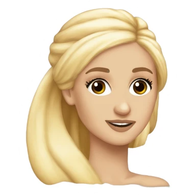 ariana grande blonde hair eternal sunshine sticker