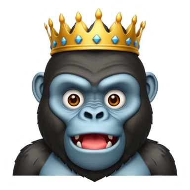 king gorilla sticker