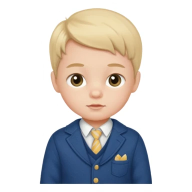 A preppy newborn sticker