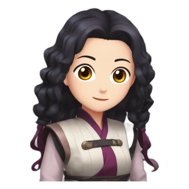 Nezuko demon slayer sticker