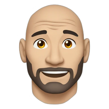 actor dave bautista cartoon wearing henley  sticker