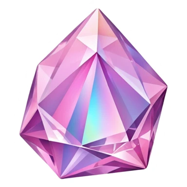 Magic mineral crystal pink sticker
