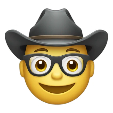 Un cow boy sur un tracteur  sticker