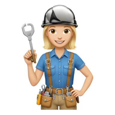 blonde locksmith sticker