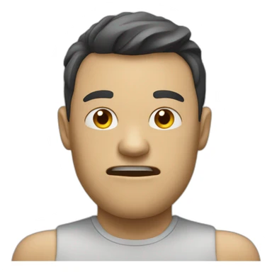 Humain qui rage sticker