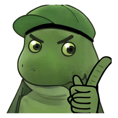 Hand holding up middle finger, index finger and thumb(yvl playboi carti) sticker