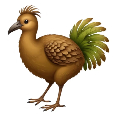 Kiwi bird on two feet sticker