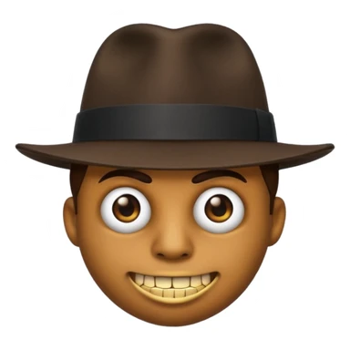 Gangster emoji sticker