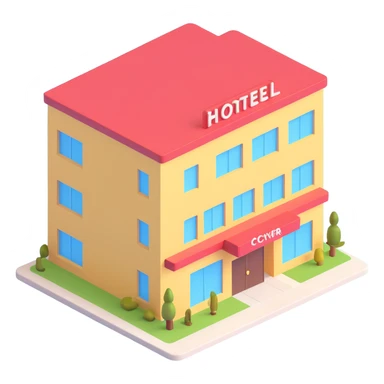 The little ghosts
of the hotel sticker