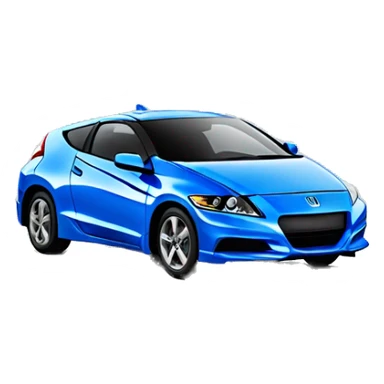 Honda car CR-Z zf1 2010 blue ocean  sticker