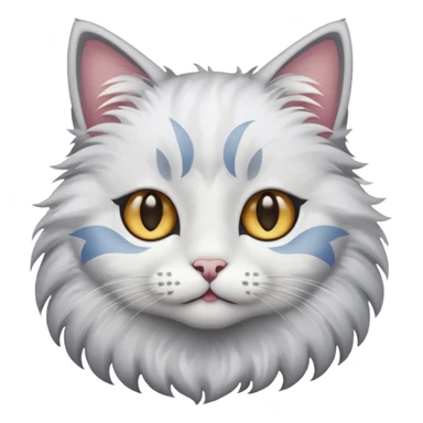 A cat with star eyes sticker