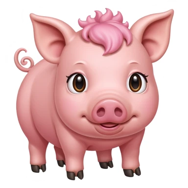 mythical pig sticker