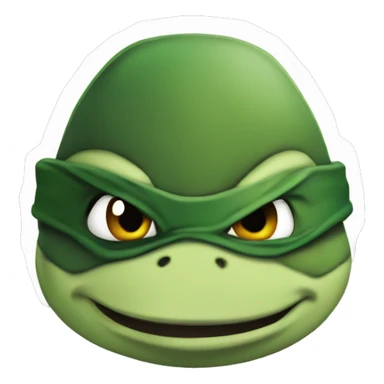 Ninja turtle is looking very sharp 2D sticker
