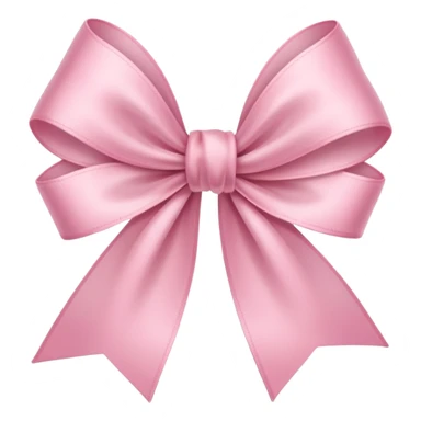 Ribbon which color is a light pink sticker