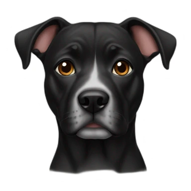 black american stafford sticker