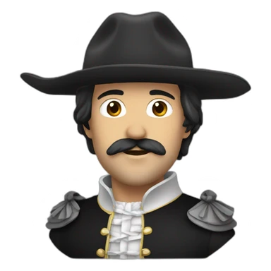 chevalier noir sticker