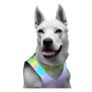 420 .Zombie_ Vaporwave black holographic oilslick zombie unicorn dog smoking yellow caution tape hemp leaves Pegasus hemp plants sticker