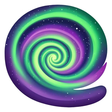 northern lights in the night sky sticker