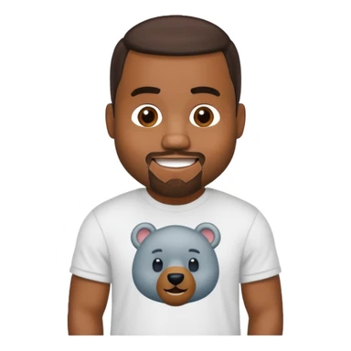 kanye west bear man sticker