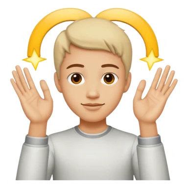 signe du rappeur jul avec les mains  sticker