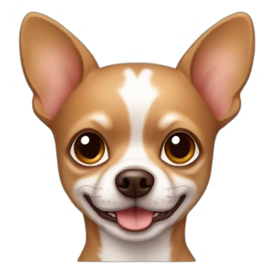 Chihuahua dog Brown color sticker