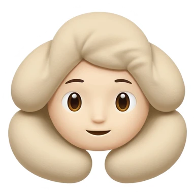 A fluffy memory-foam travel pillow that molds gently to the traveler’s head and shoulders. sticker