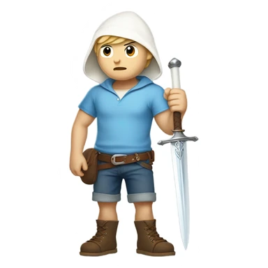 Finn the Human Adventure Time sticker
