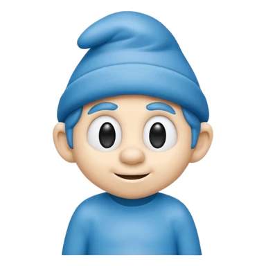 smart smurf  sticker