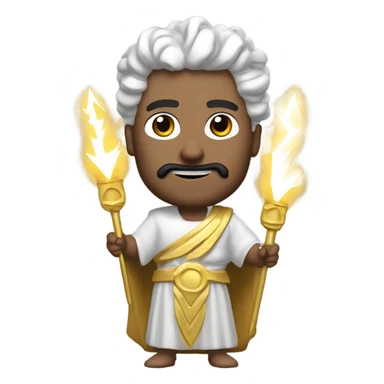 Jeff bezos as Zeus  sticker