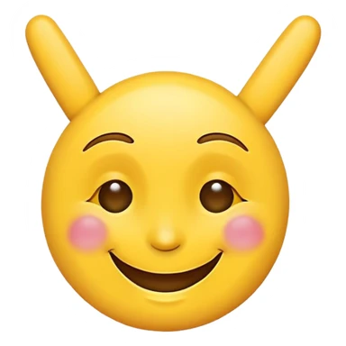 Happy face with peace sign sticker