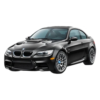 black bmw m3 sticker