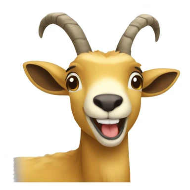 happy chamois sticker