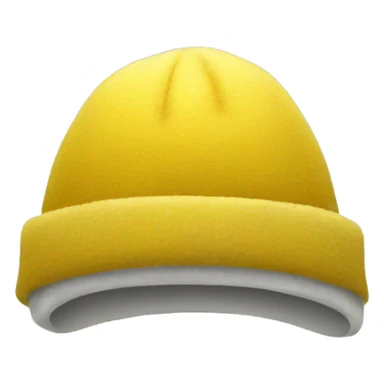yellow winter hat sticker