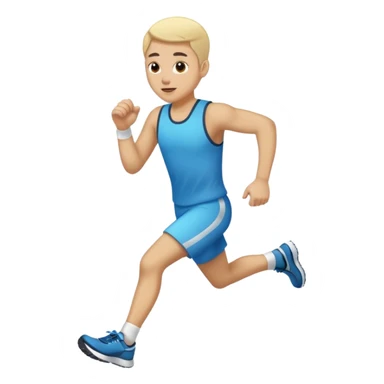 Une personne qui court sticker