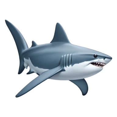 A shark wearing Nike pros and af1 sticker