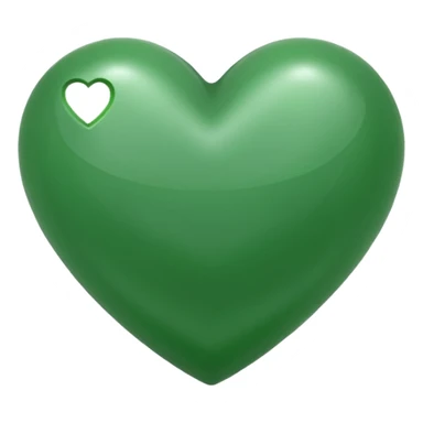 Cœur vert sticker