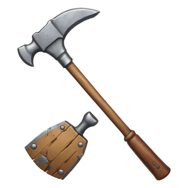 ore mining pickaxe sticker