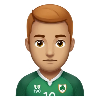 Irish rugby jersey number 10 Crowley sticker