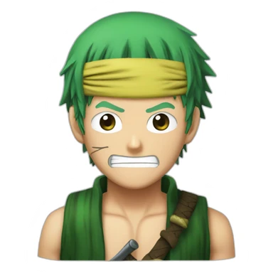 Roronoa Zoro one Piece sticker