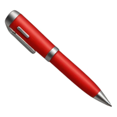 red diagonal pen sticker