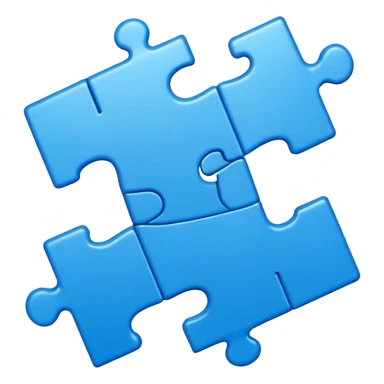 one single Puzzle Piece sticker