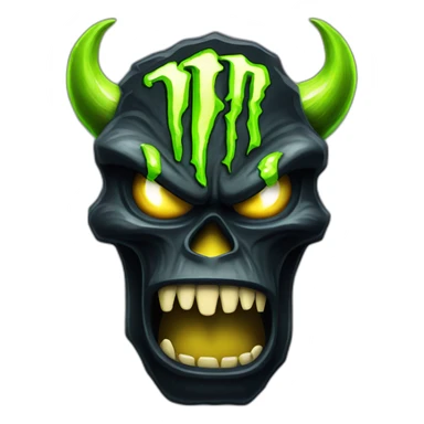 Monster energy drink logo sticker